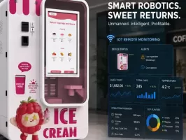 Meccanica del distributore automatico di gelato robot: come funziona il sistema automatico di distribuzione di tazze